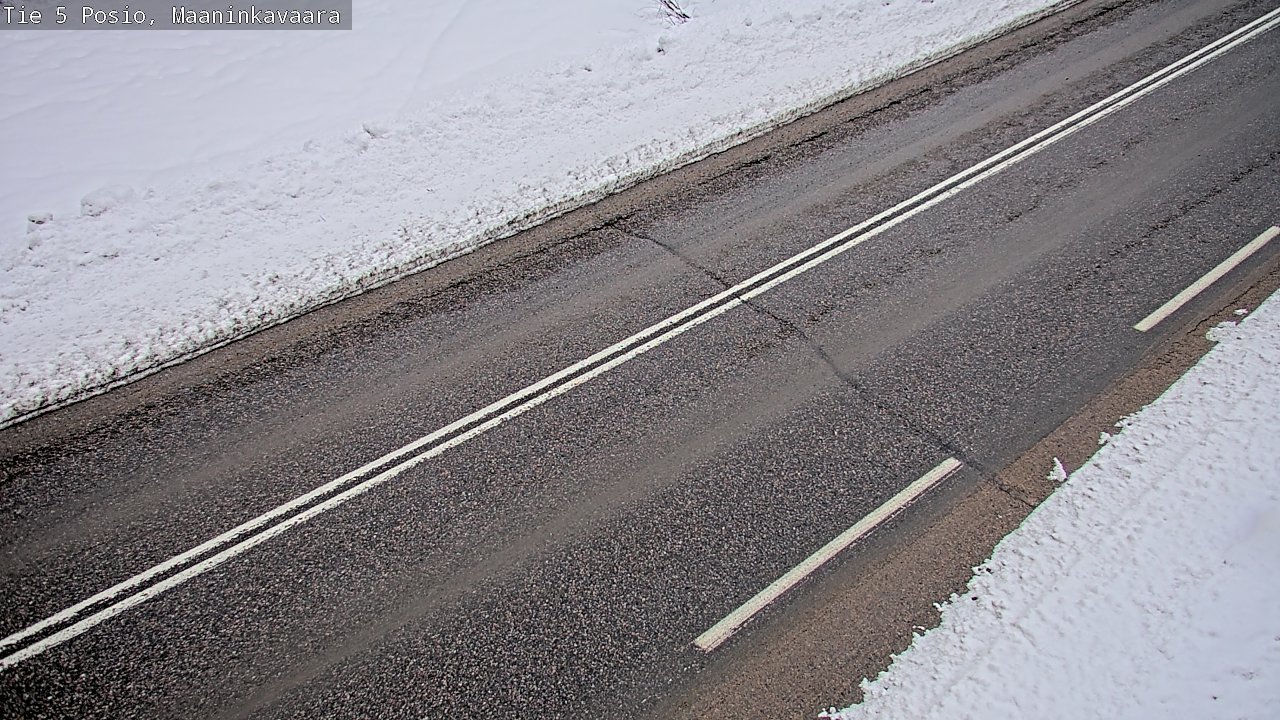 Kelikamerat Kuva Tie 5 Posio, Maaninkavaara, Posio, Lappi