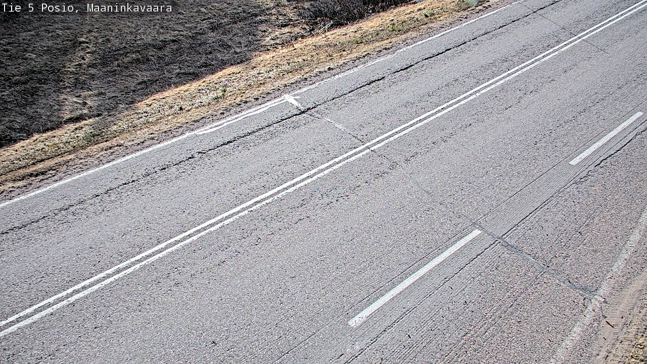 Weather Camera Image Väg 5 Posio, Maaninkavaara, Posio, Lappi
