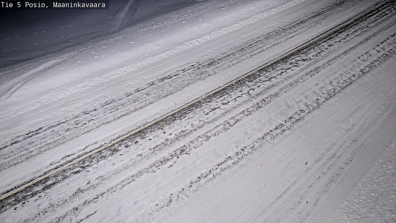 Kelikamerat Kuva Tie 5 Posio, Maaninkavaara, Posio, Lappi