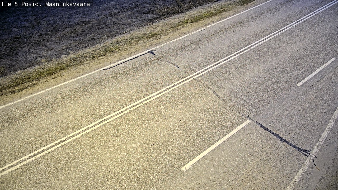 Weather Camera Image Väg 5 Posio, Maaninkavaara, Posio, Lappi