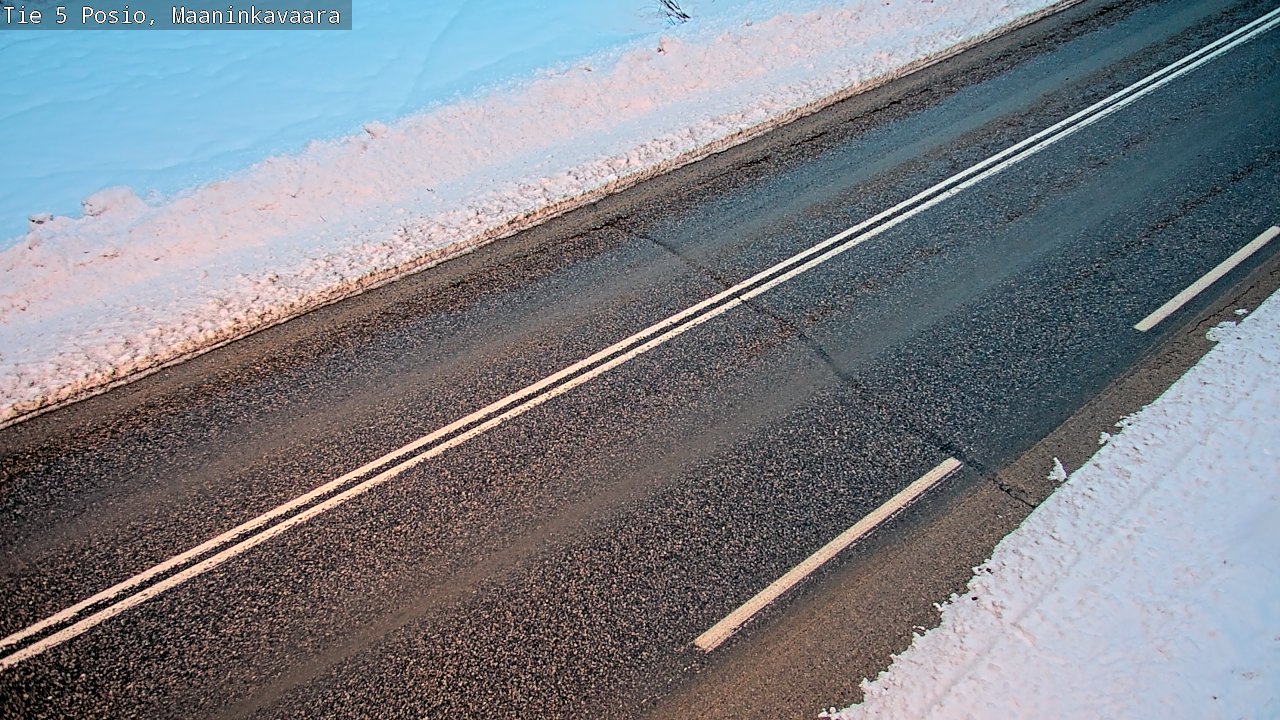 Kelikamerat Kuva Tie 5 Posio, Maaninkavaara, Posio, Lappi