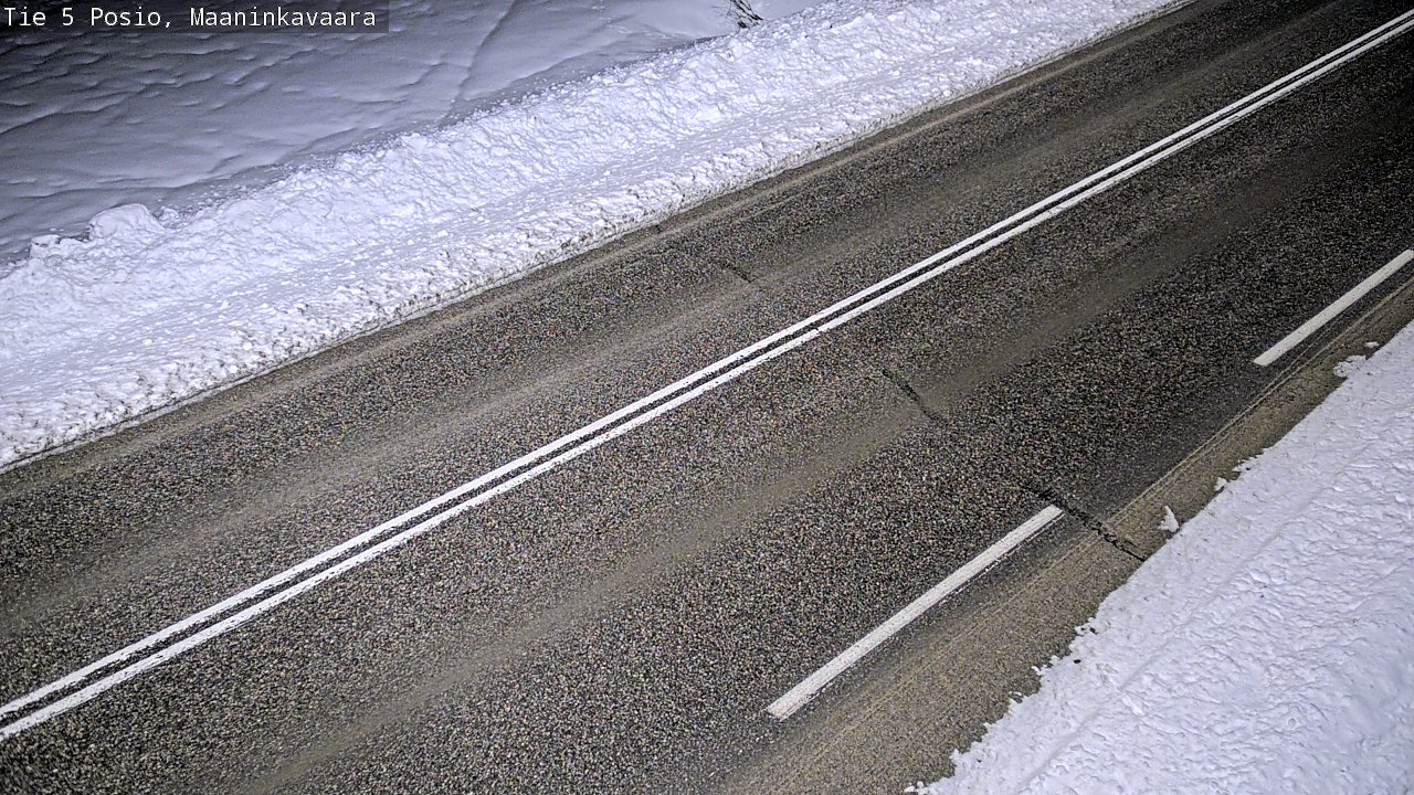 Kelikamerat Kuva Tie 5 Posio, Maaninkavaara, Posio, Lappi