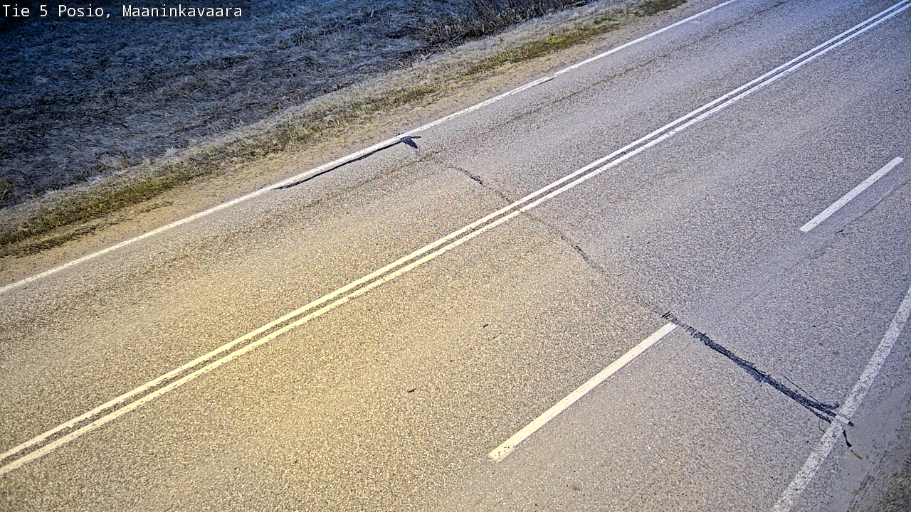 Weather Camera Image Väg 5 Posio, Maaninkavaara, Posio, Lappi