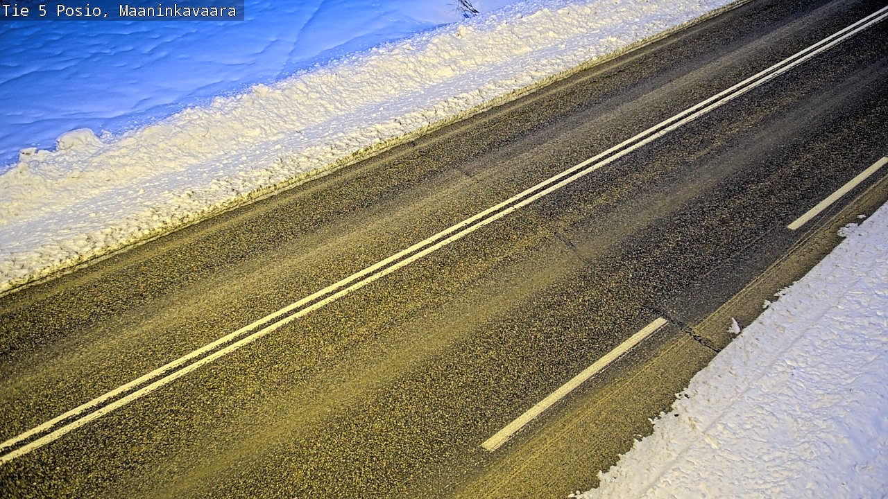 Kelikamerat Kuva Tie 5 Posio, Maaninkavaara, Posio, Lappi