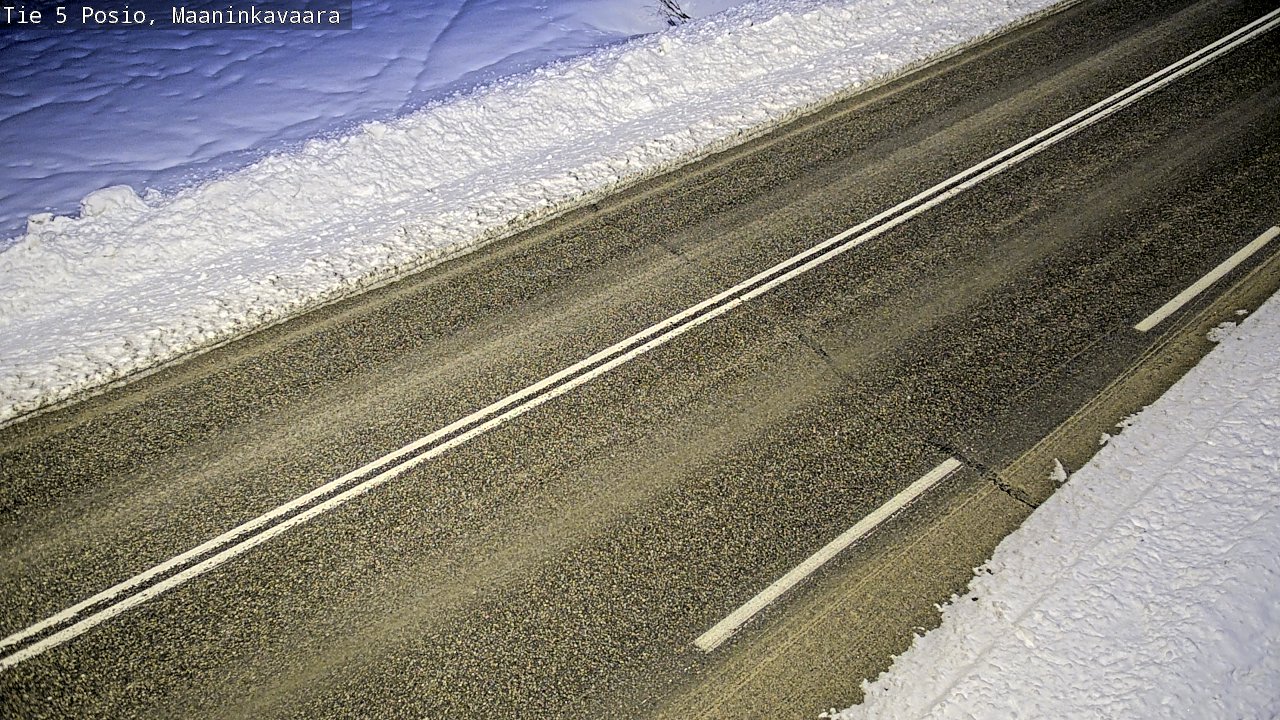 Kelikamerat Kuva Tie 5 Posio, Maaninkavaara, Posio, Lappi