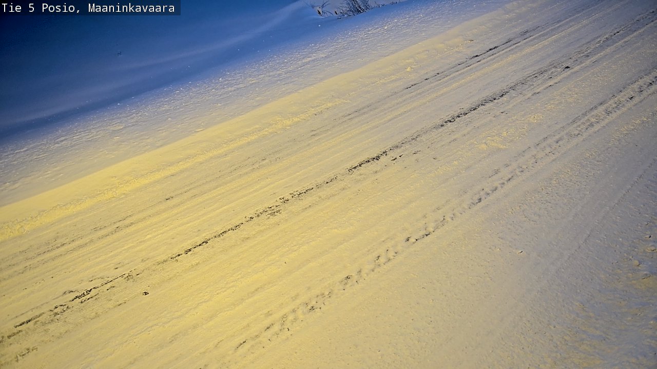 Weather Camera Image Road 5 Posio, Maaninkavaara, Posio, Lappi