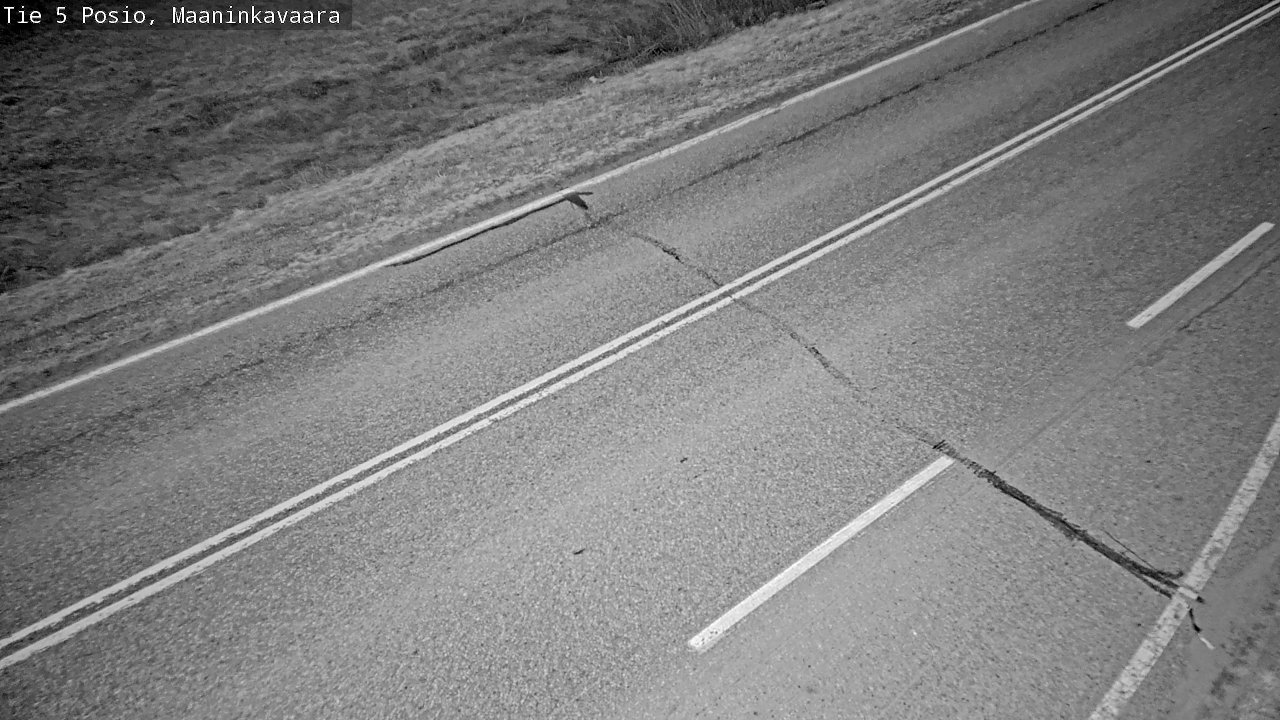 Weather Camera Image Väg 5 Posio, Maaninkavaara, Posio, Lappi