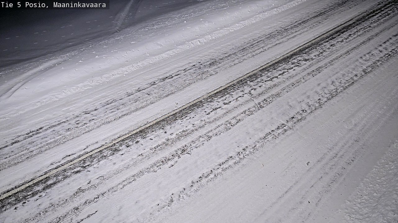 Kelikamerat Kuva Tie 5 Posio, Maaninkavaara, Posio, Lappi