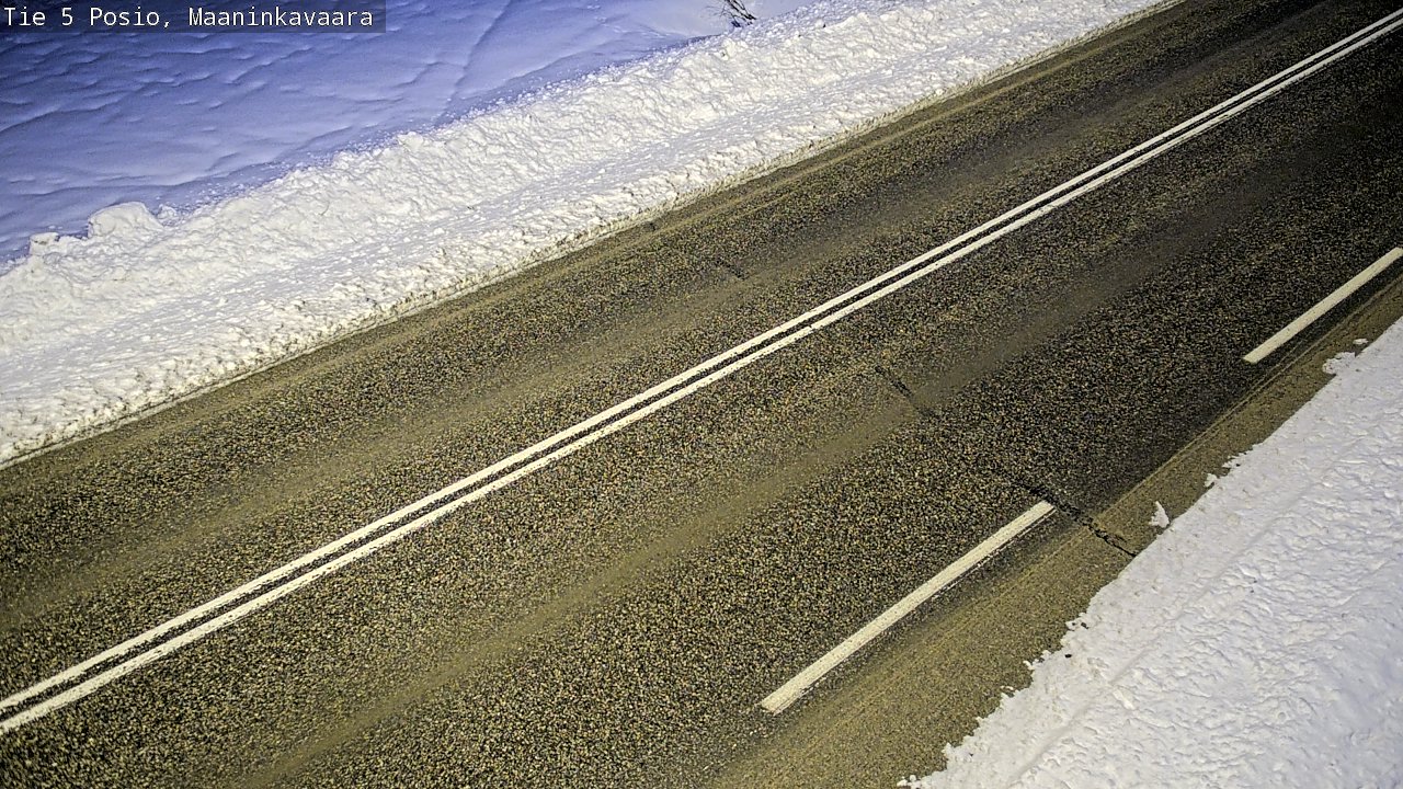 Kelikamerat Kuva Tie 5 Posio, Maaninkavaara, Posio, Lappi