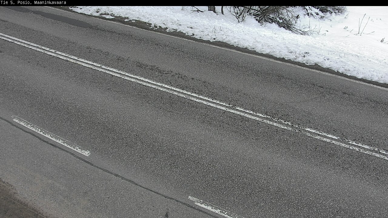 Weather Camera Image Väg 5 Posio, Maaninkavaara, Posio, Lappi