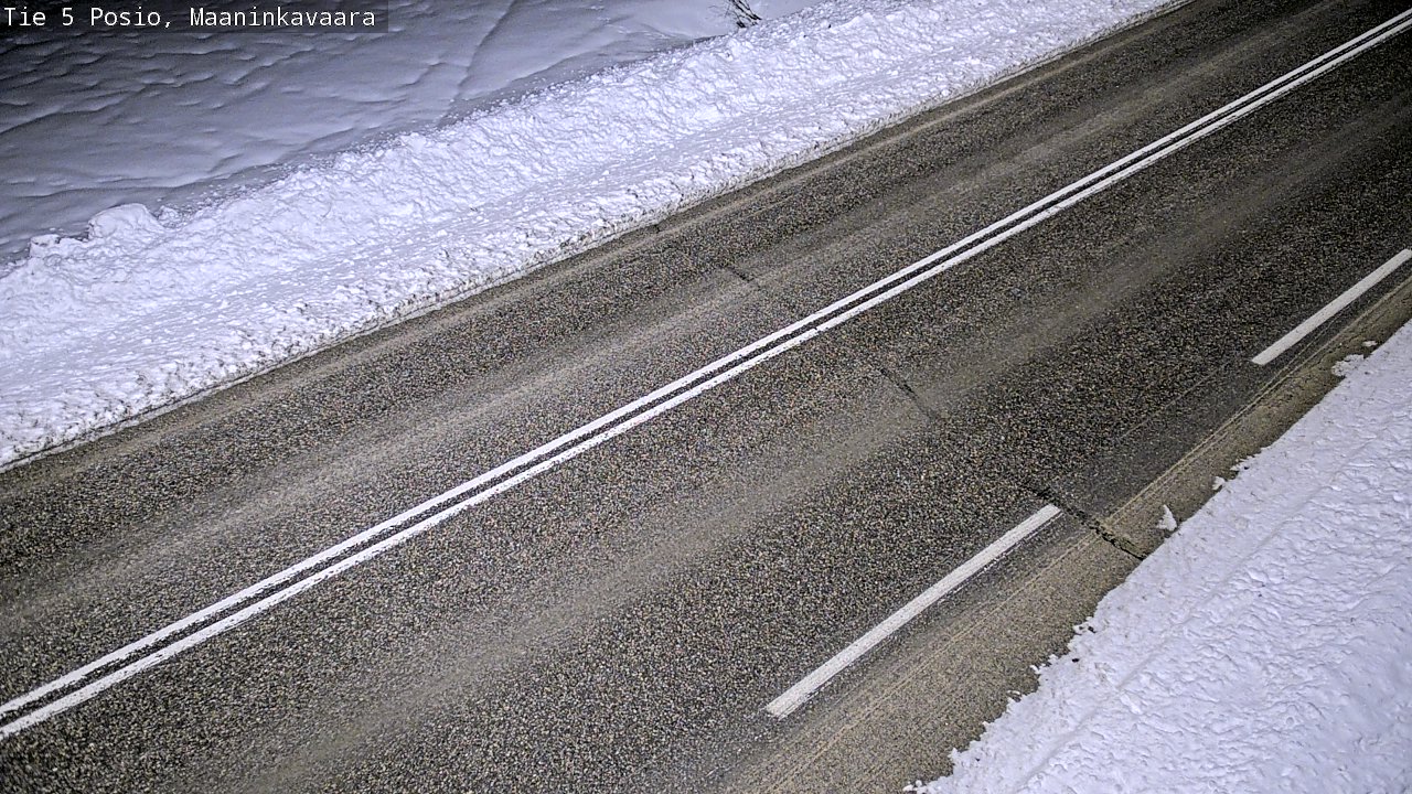 Kelikamerat Kuva Tie 5 Posio, Maaninkavaara, Posio, Lappi