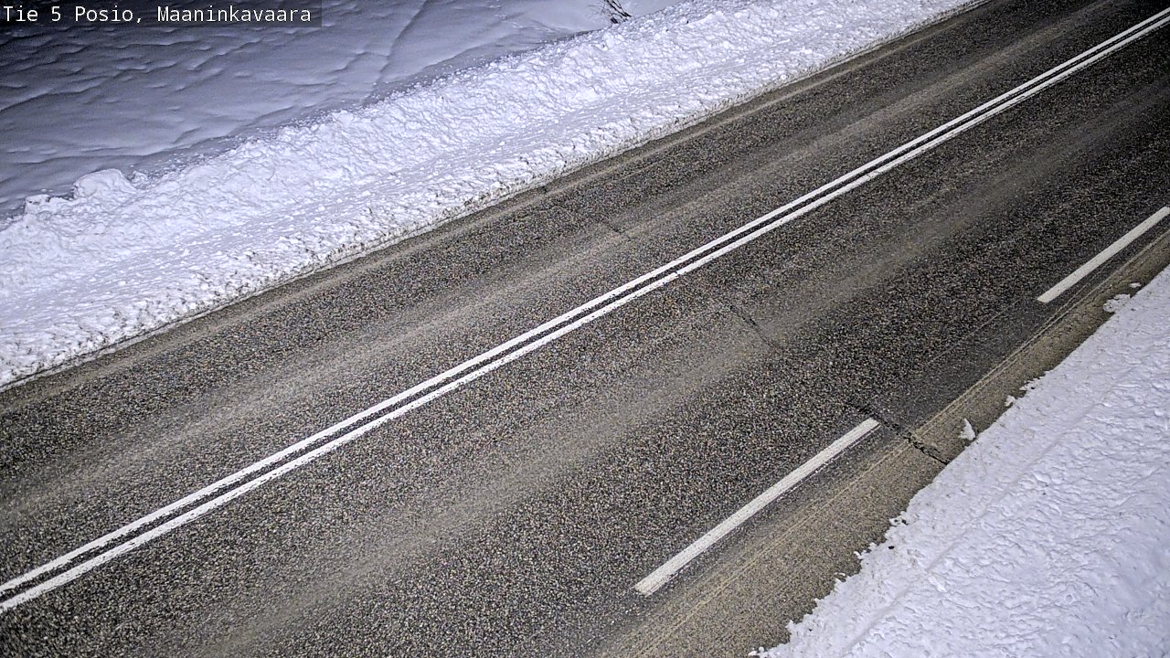 Kelikamerat Kuva Tie 5 Posio, Maaninkavaara, Posio, Lappi