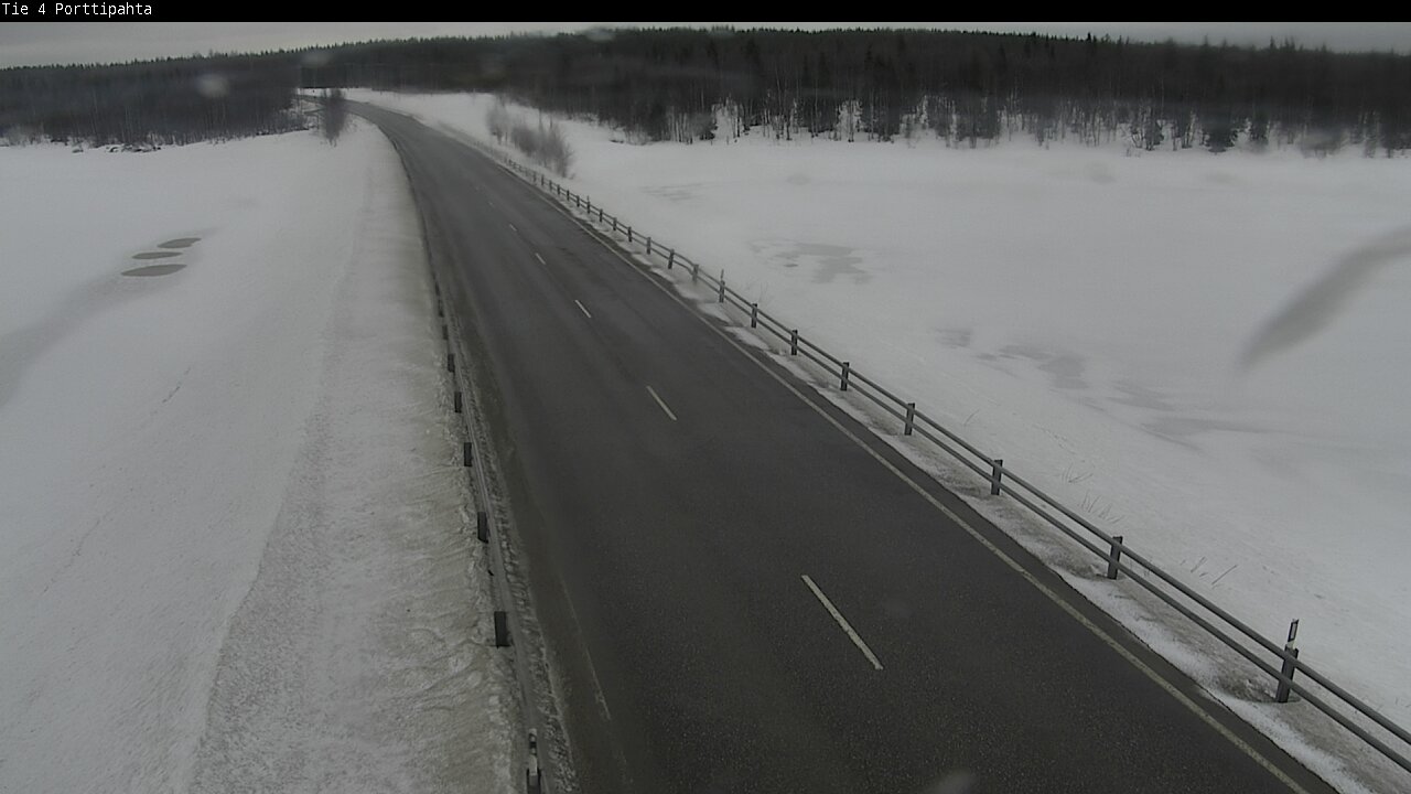 Weather Camera Image Road 4 Sodankylä, Porttipahta, Sodankylä, Lappi