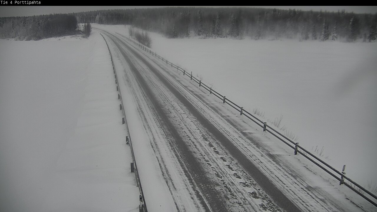 Weather Camera Image Road 4 Sodankylä, Porttipahta, Sodankylä, Lappi
