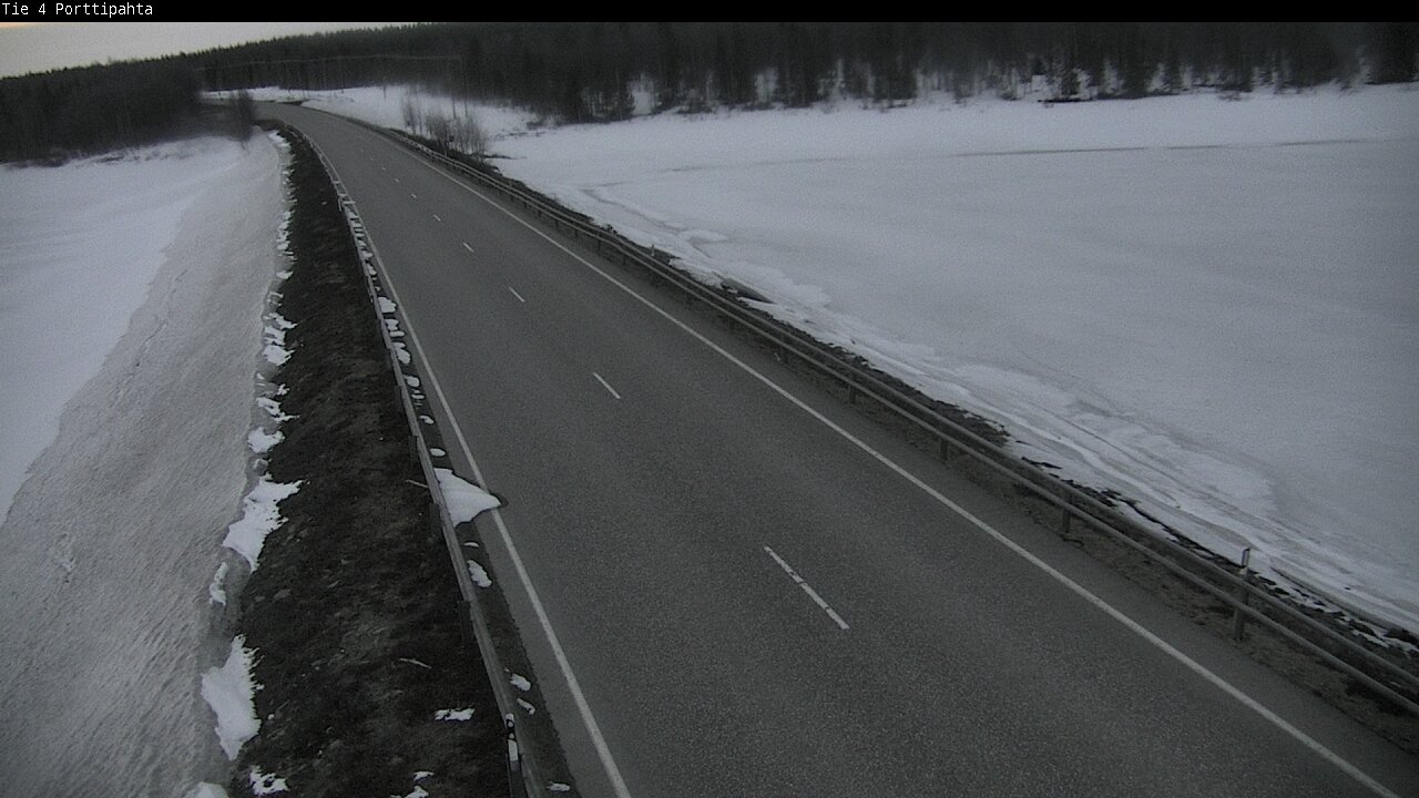Weather Camera Image Road 4 Sodankylä, Porttipahta, Sodankylä, Lappi
