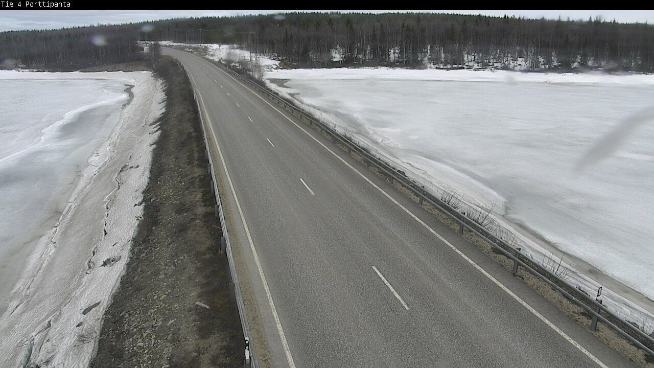Weather Camera Image Väg 4 Sodankylä, Porttipahta, Sodankylä, Lappi