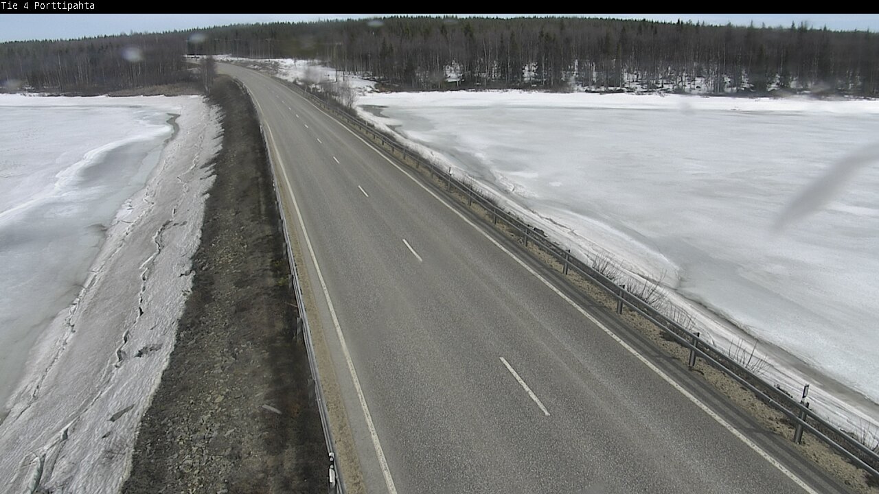 Weather Camera Image Väg 4 Sodankylä, Porttipahta, Sodankylä, Lappi