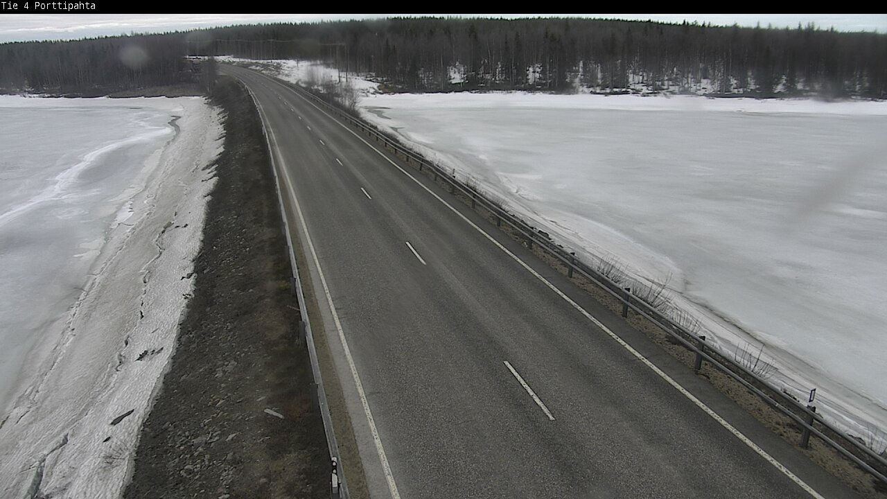 Weather Camera Image Väg 4 Sodankylä, Porttipahta, Sodankylä, Lappi