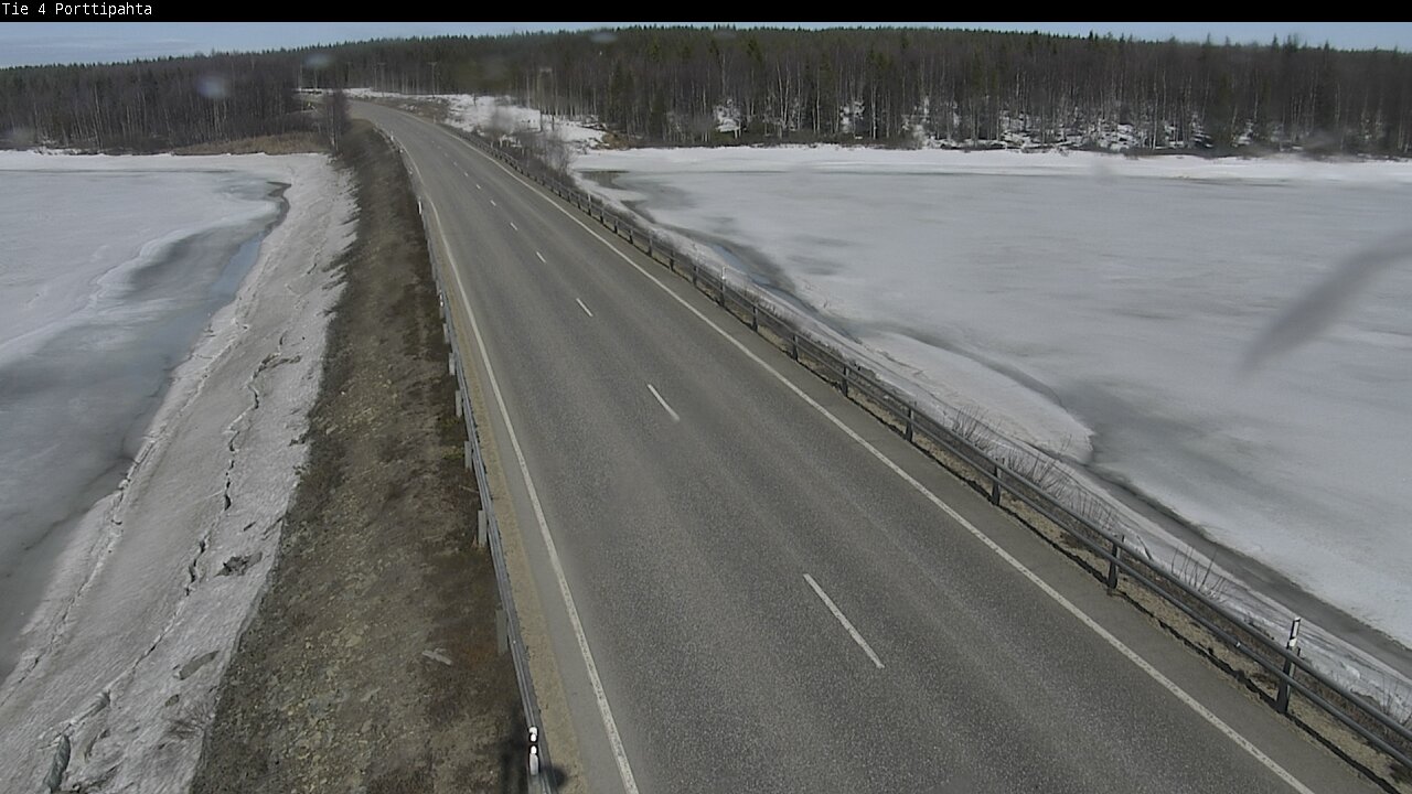 Weather Camera Image Väg 4 Sodankylä, Porttipahta, Sodankylä, Lappi