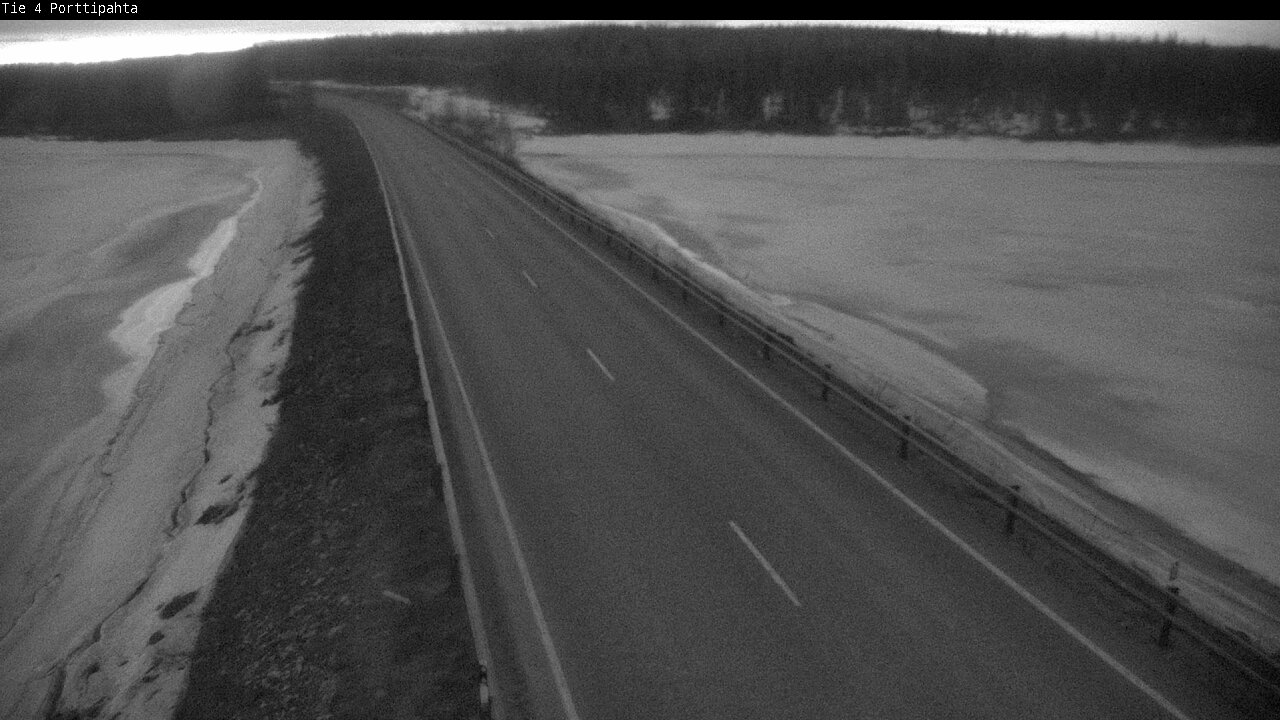Weather Camera Image Road 4 Sodankylä, Porttipahta, Sodankylä, Lappi