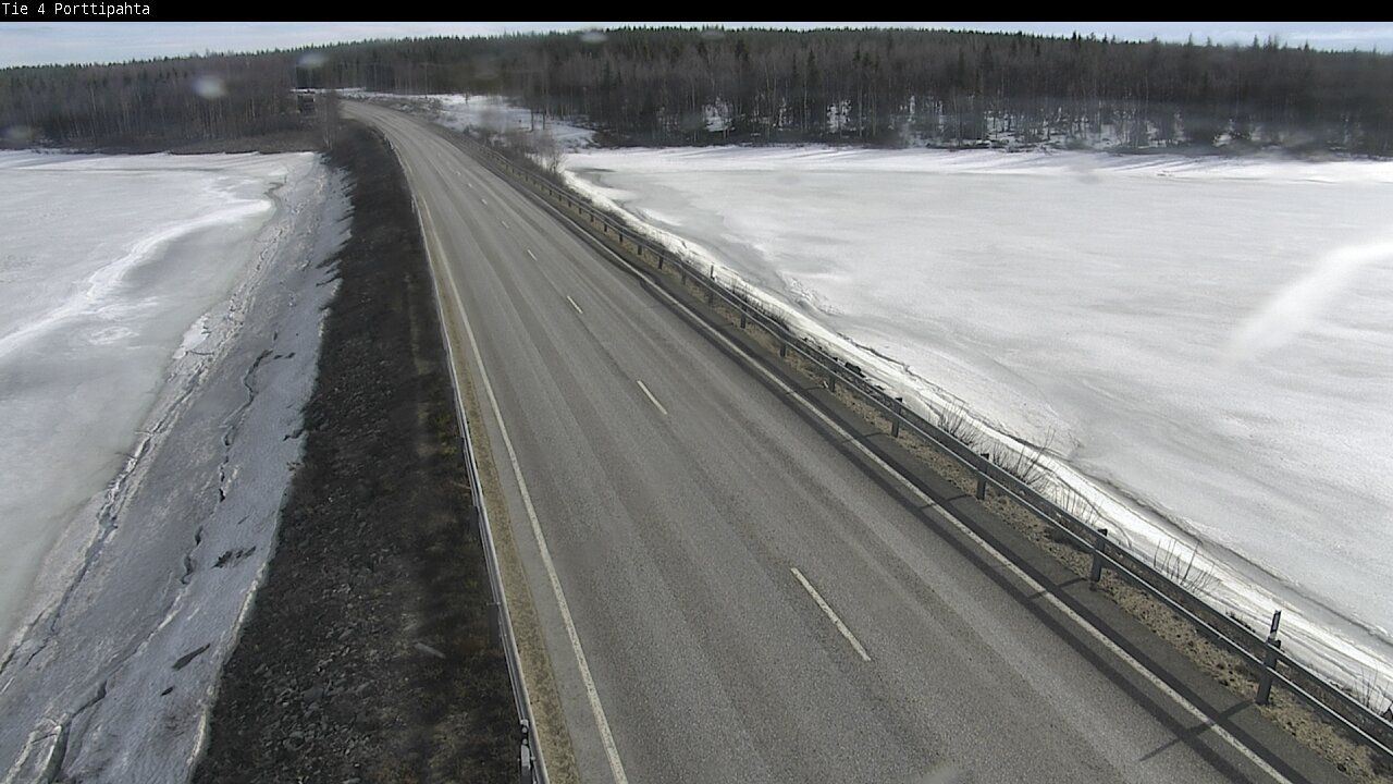 Weather Camera Image Väg 4 Sodankylä, Porttipahta, Sodankylä, Lappi