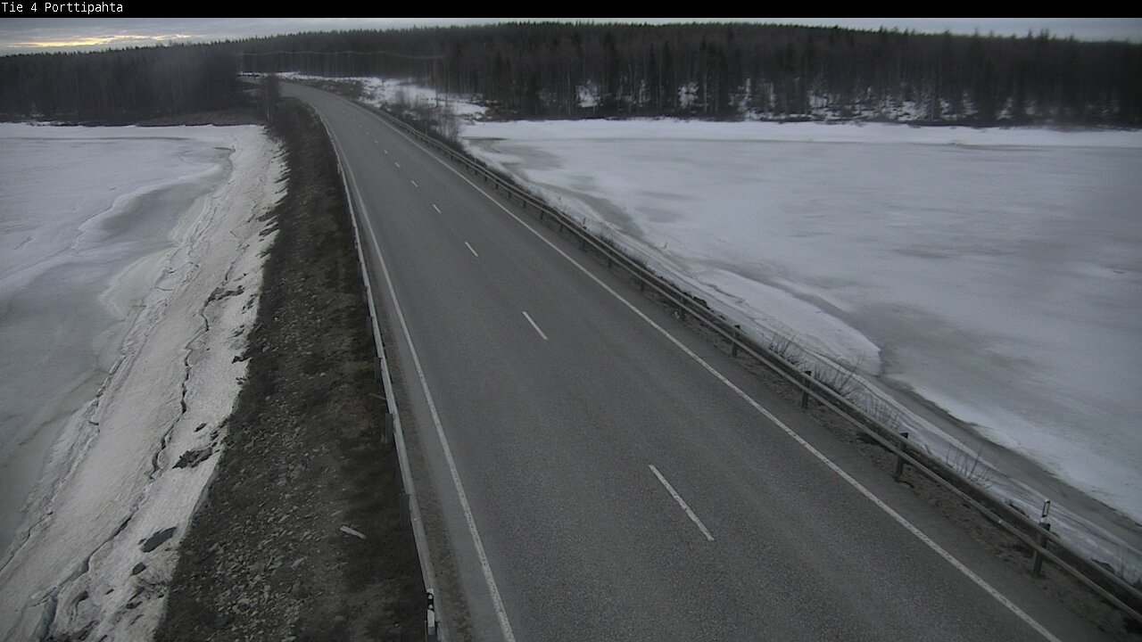 Weather Camera Image Road 4 Sodankylä, Porttipahta, Sodankylä, Lappi