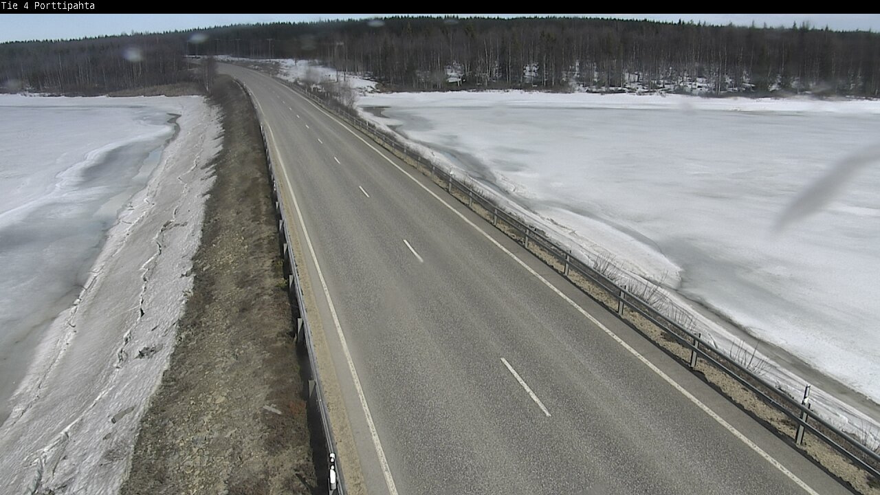 Weather Camera Image Väg 4 Sodankylä, Porttipahta, Sodankylä, Lappi