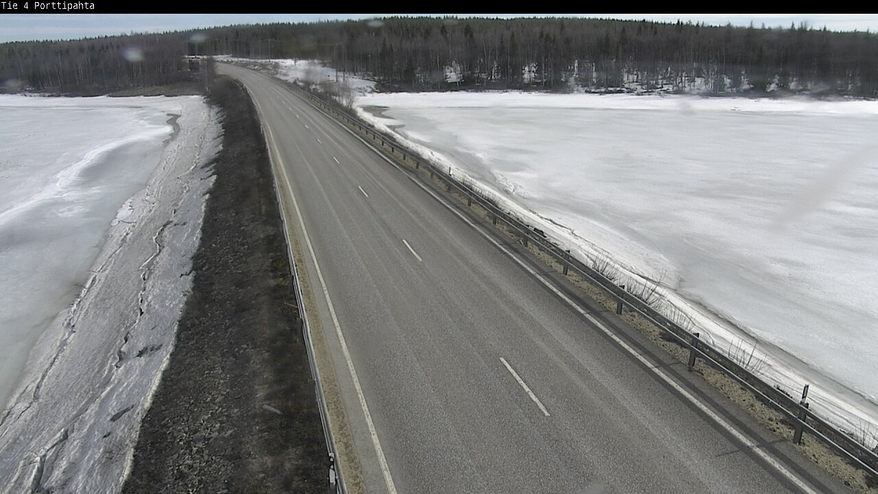Weather Camera Image Väg 4 Sodankylä, Porttipahta, Sodankylä, Lappi