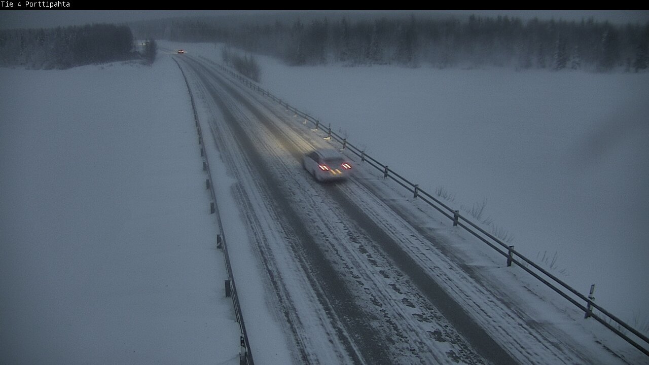 Weather Camera Image Road 4 Sodankylä, Porttipahta, Sodankylä, Lappi