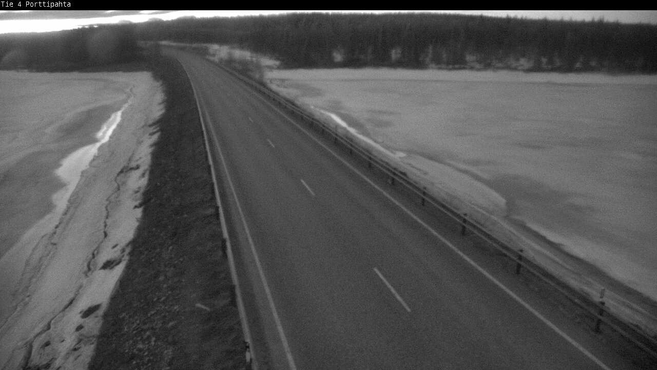 Weather Camera Image Road 4 Sodankylä, Porttipahta, Sodankylä, Lappi