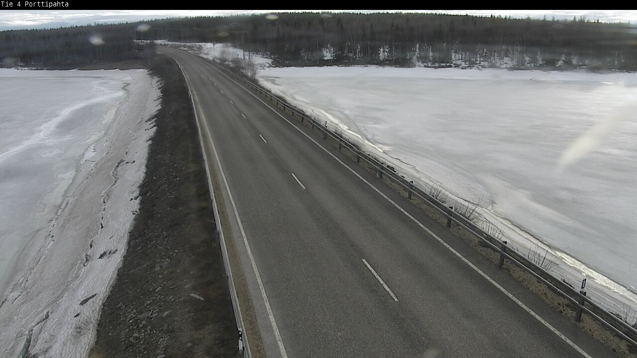 Weather Camera Image Väg 4 Sodankylä, Porttipahta, Sodankylä, Lappi
