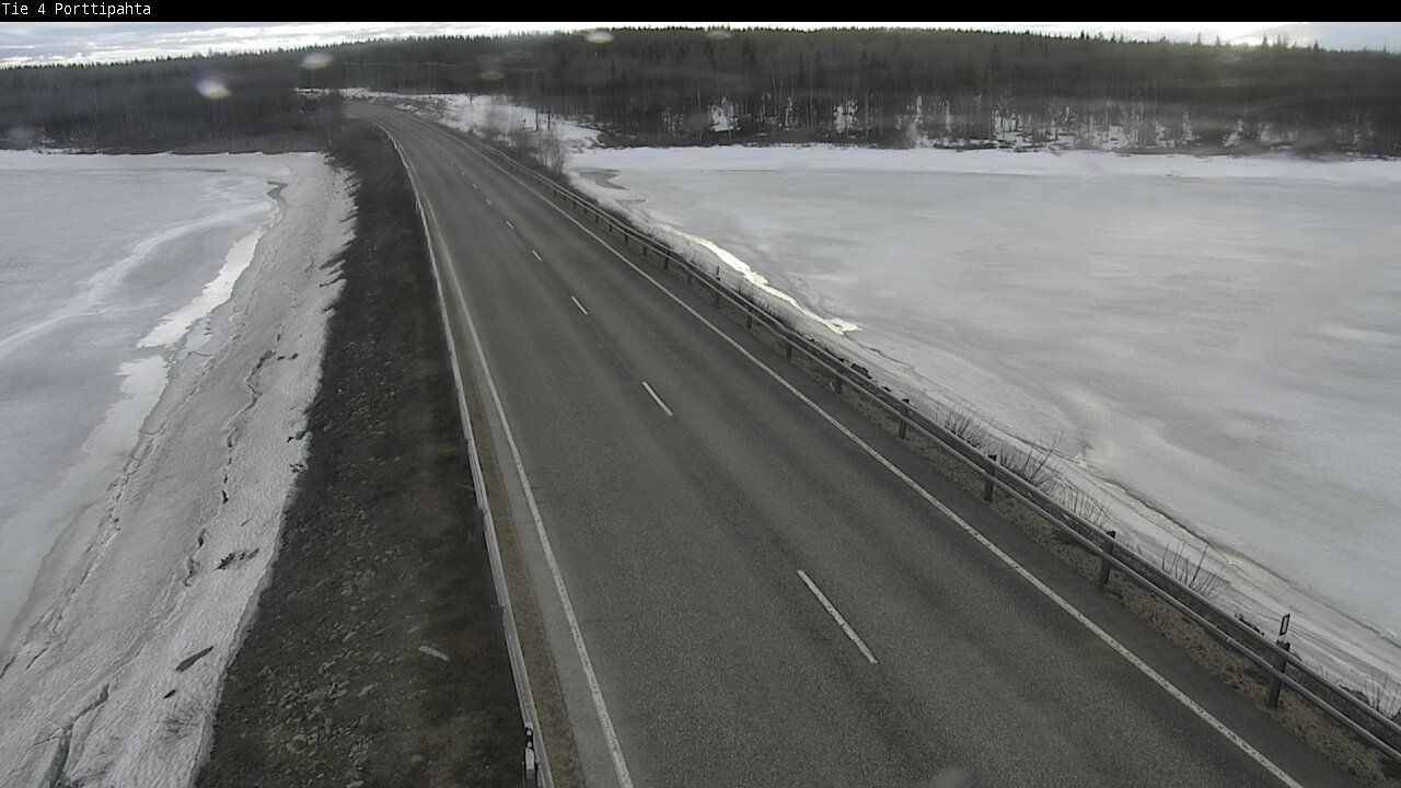 Weather Camera Image Väg 4 Sodankylä, Porttipahta, Sodankylä, Lappi