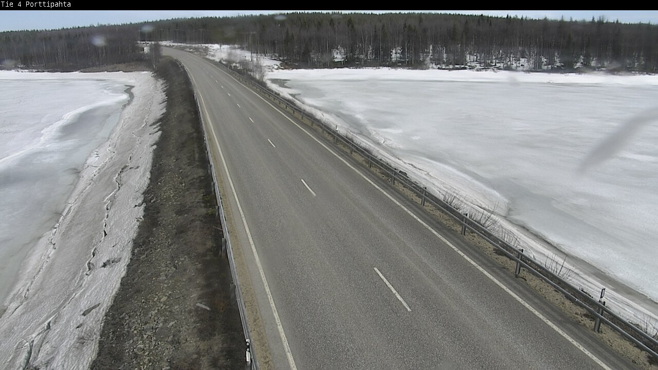 Weather Camera Image Väg 4 Sodankylä, Porttipahta, Sodankylä, Lappi