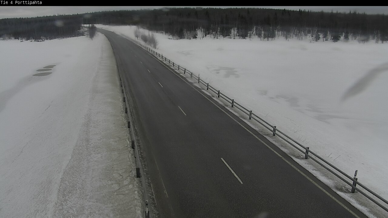 Weather Camera Image Road 4 Sodankylä, Porttipahta, Sodankylä, Lappi