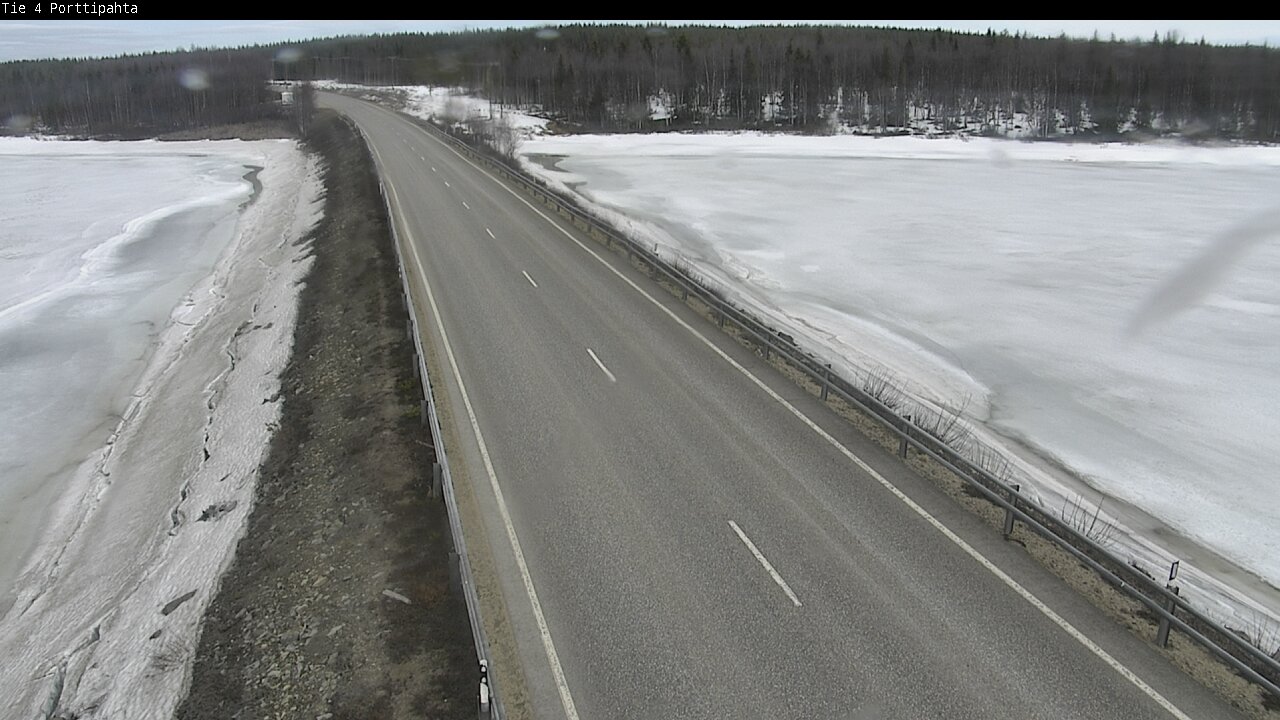 Weather Camera Image Väg 4 Sodankylä, Porttipahta, Sodankylä, Lappi