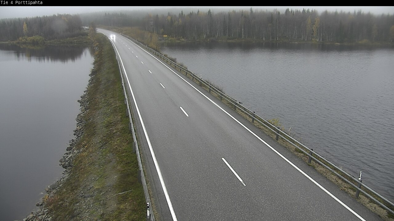 Weather Camera Image Väg 4 Sodankylä, Porttipahta, Sodankylä, Lappi