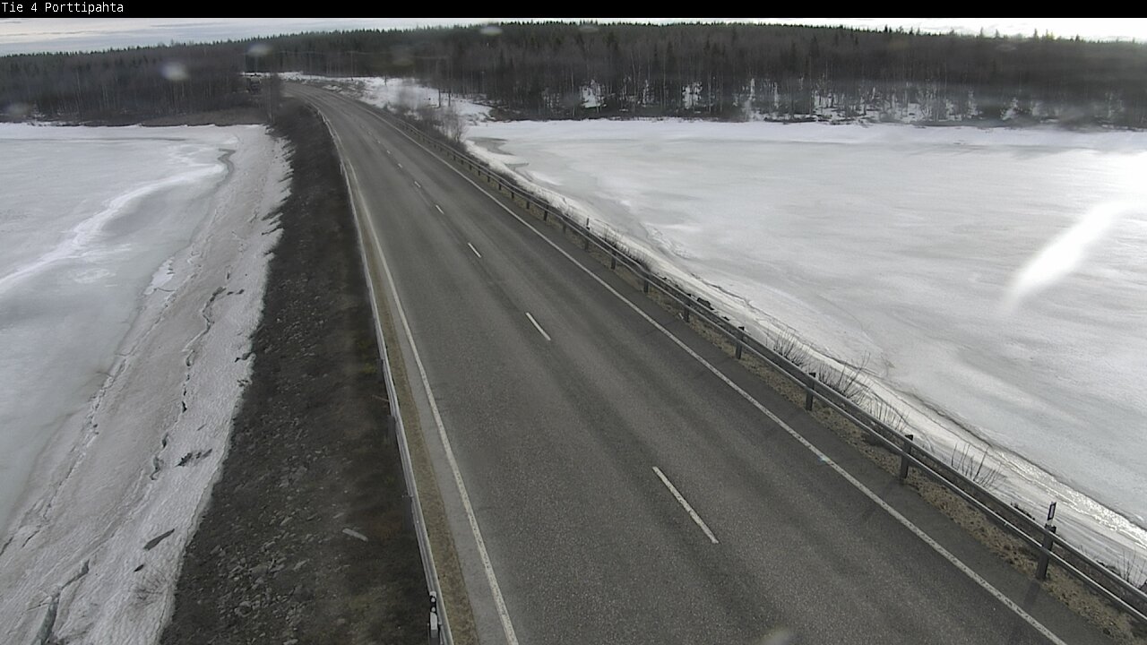 Weather Camera Image Väg 4 Sodankylä, Porttipahta, Sodankylä, Lappi