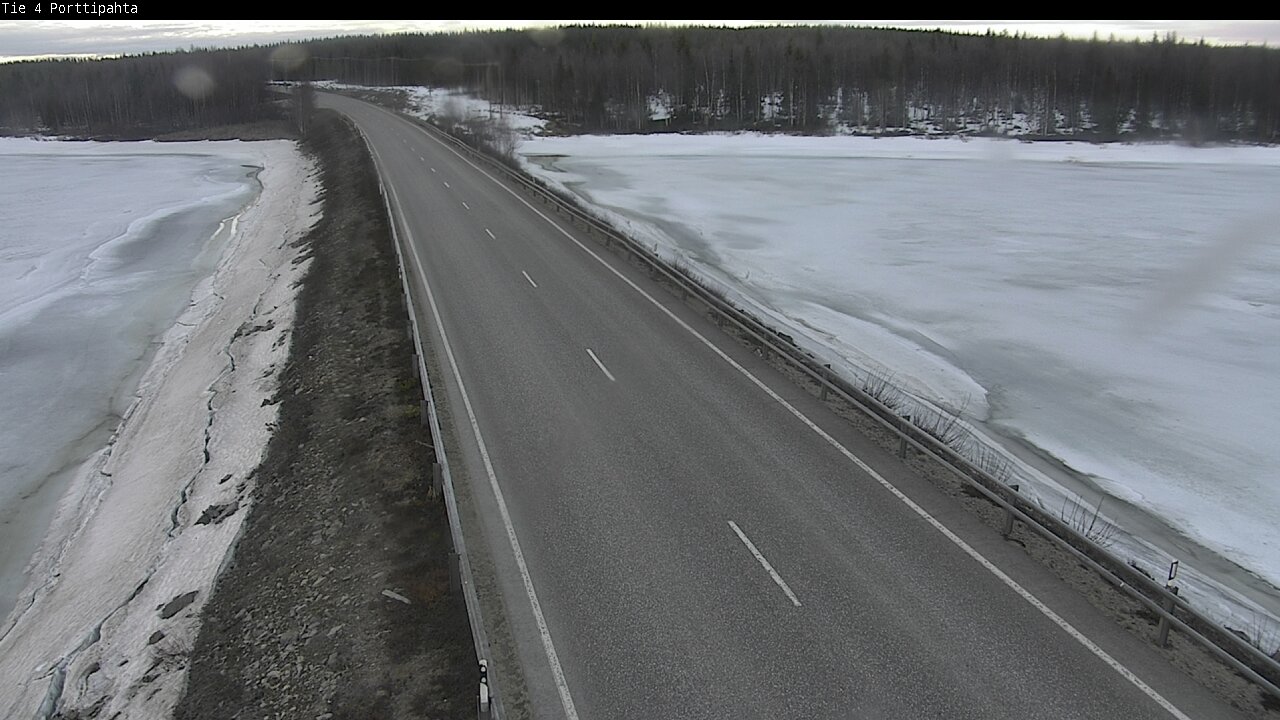 Weather Camera Image Väg 4 Sodankylä, Porttipahta, Sodankylä, Lappi