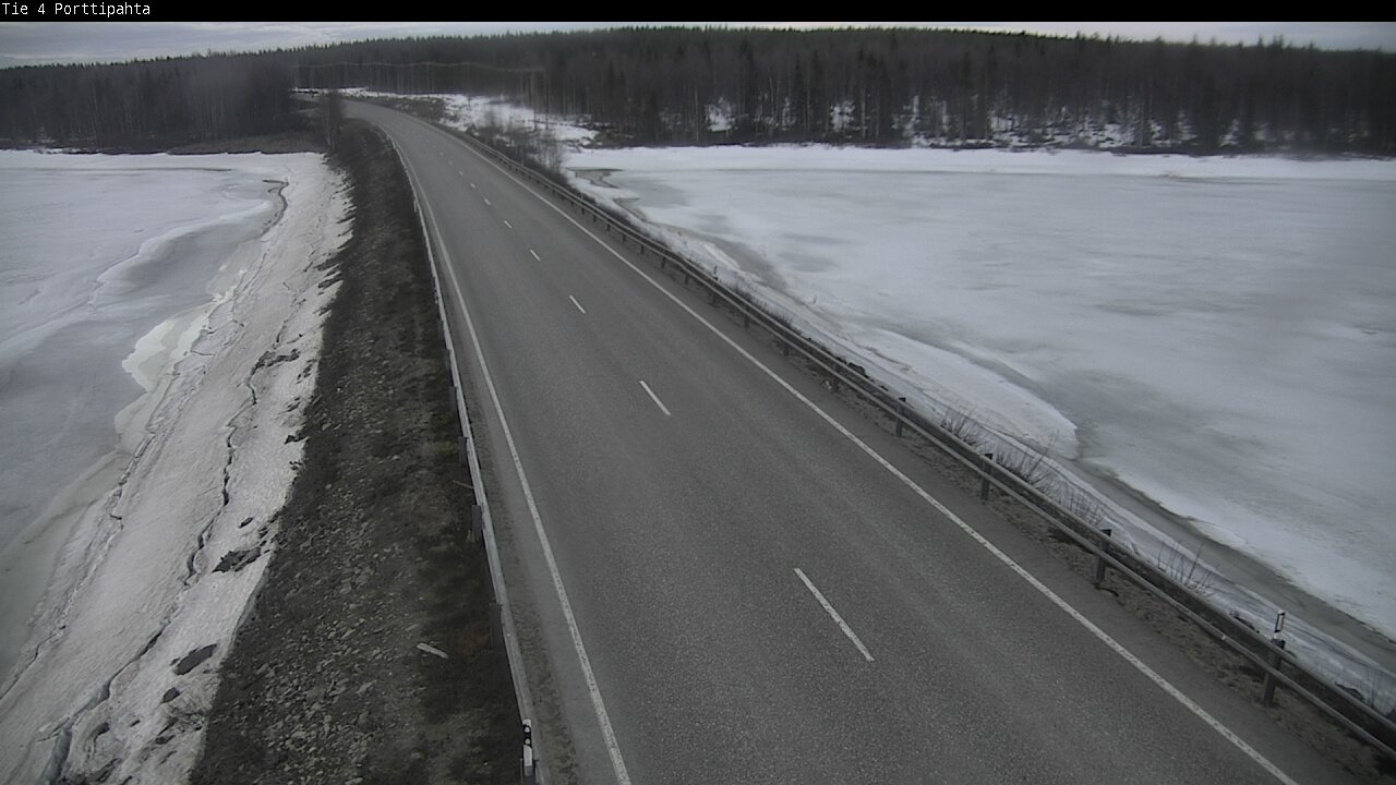 Weather Camera Image Väg 4 Sodankylä, Porttipahta, Sodankylä, Lappi