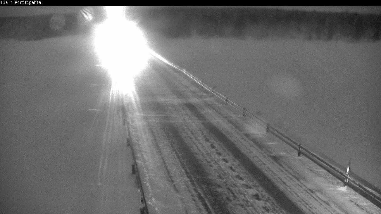 Weather Camera Image Road 4 Sodankylä, Porttipahta, Sodankylä, Lappi