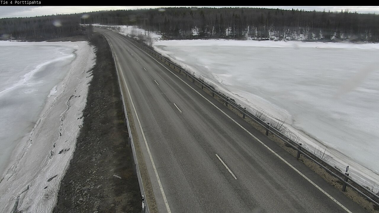 Weather Camera Image Väg 4 Sodankylä, Porttipahta, Sodankylä, Lappi