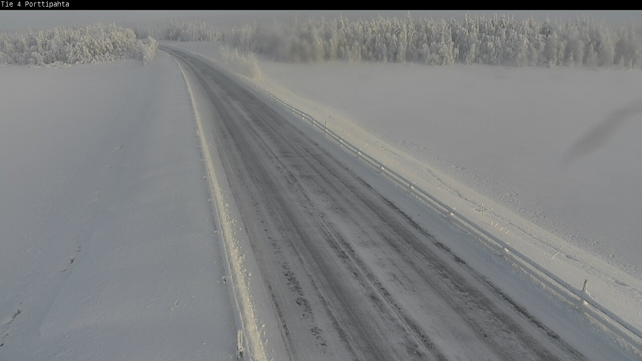 Weather Camera Image Road 4 Sodankylä, Porttipahta, Sodankylä, Lappi