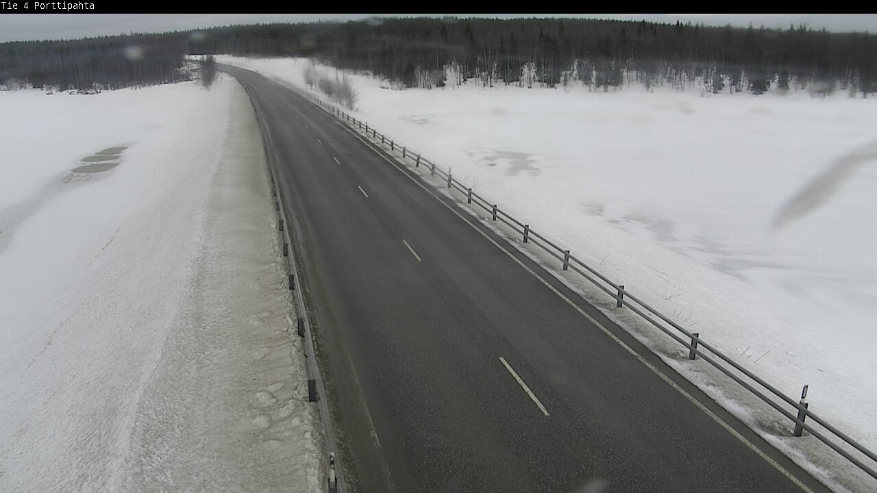 Weather Camera Image Road 4 Sodankylä, Porttipahta, Sodankylä, Lappi