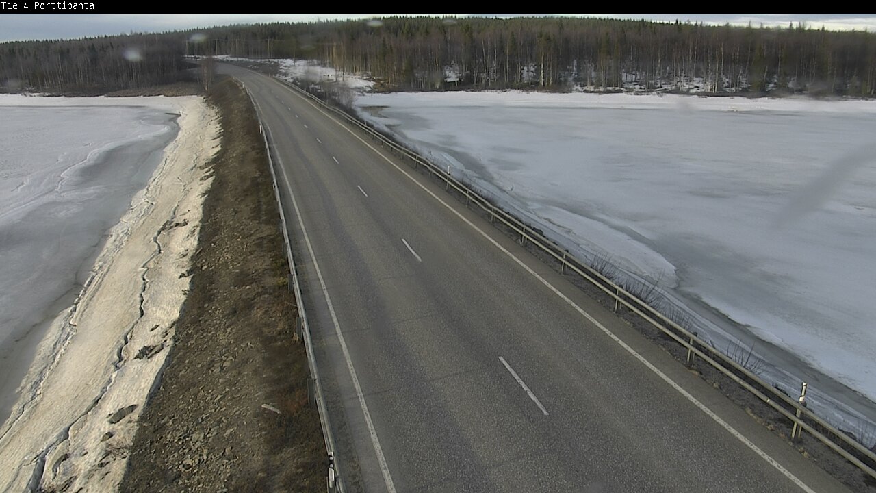 Weather Camera Image Väg 4 Sodankylä, Porttipahta, Sodankylä, Lappi