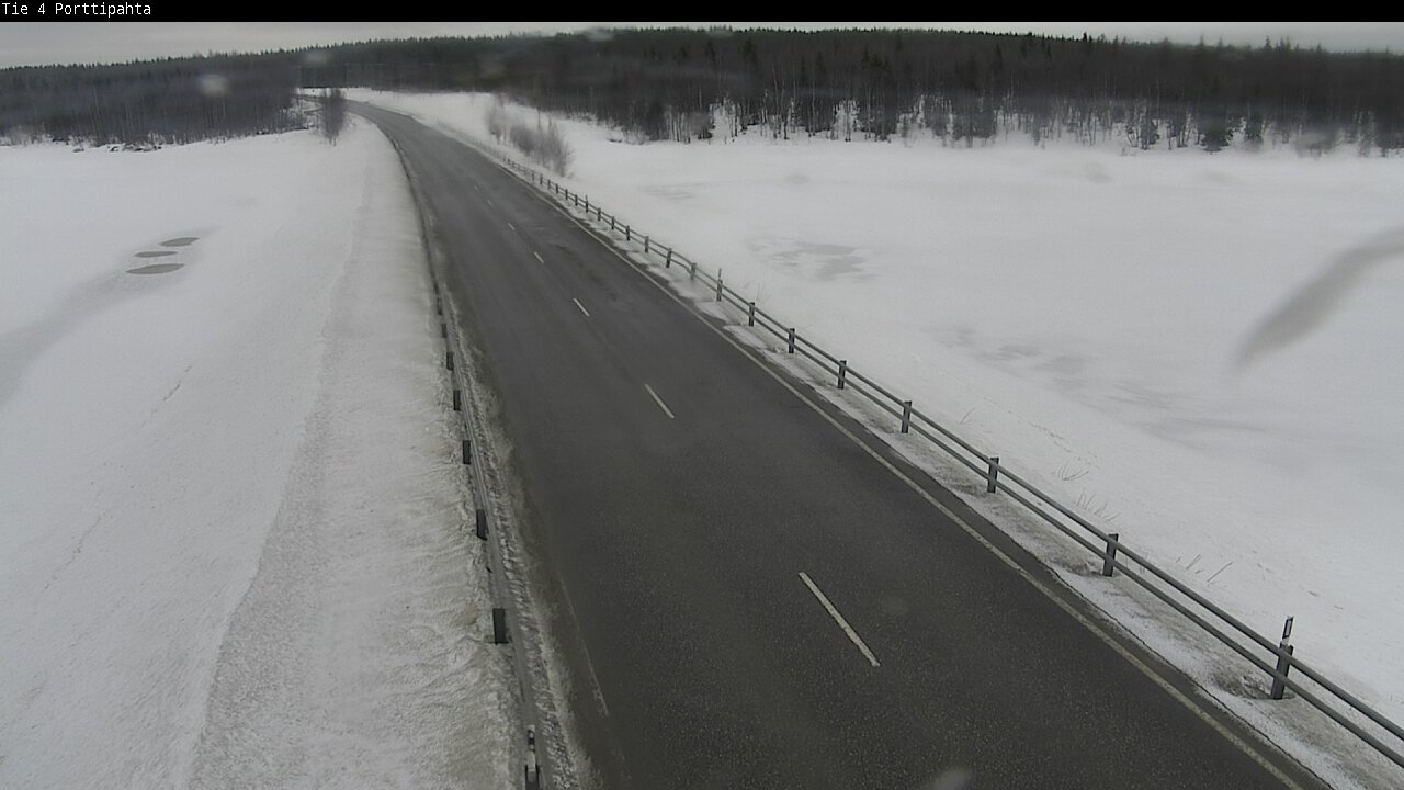 Weather Camera Image Road 4 Sodankylä, Porttipahta, Sodankylä, Lappi