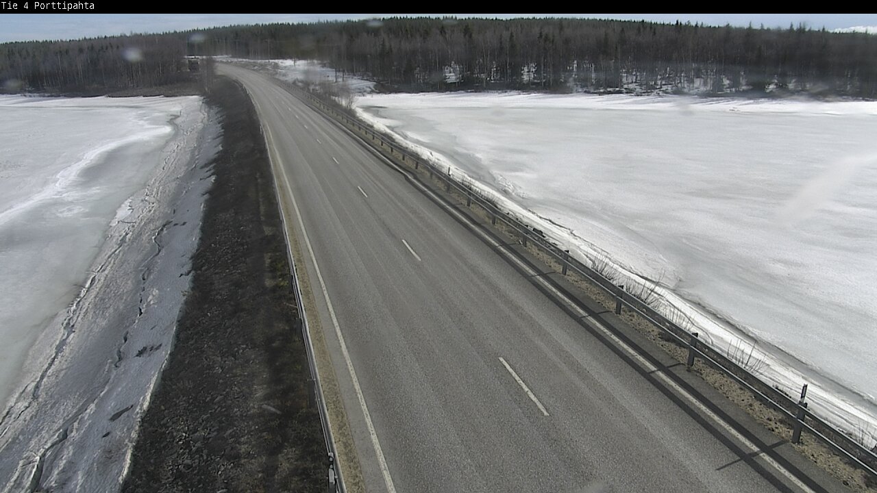Weather Camera Image Väg 4 Sodankylä, Porttipahta, Sodankylä, Lappi