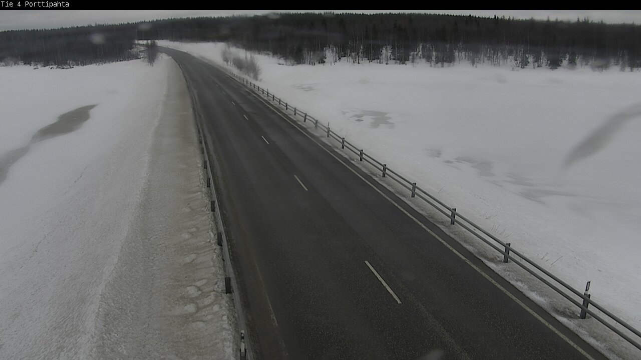 Weather Camera Image Road 4 Sodankylä, Porttipahta, Sodankylä, Lappi