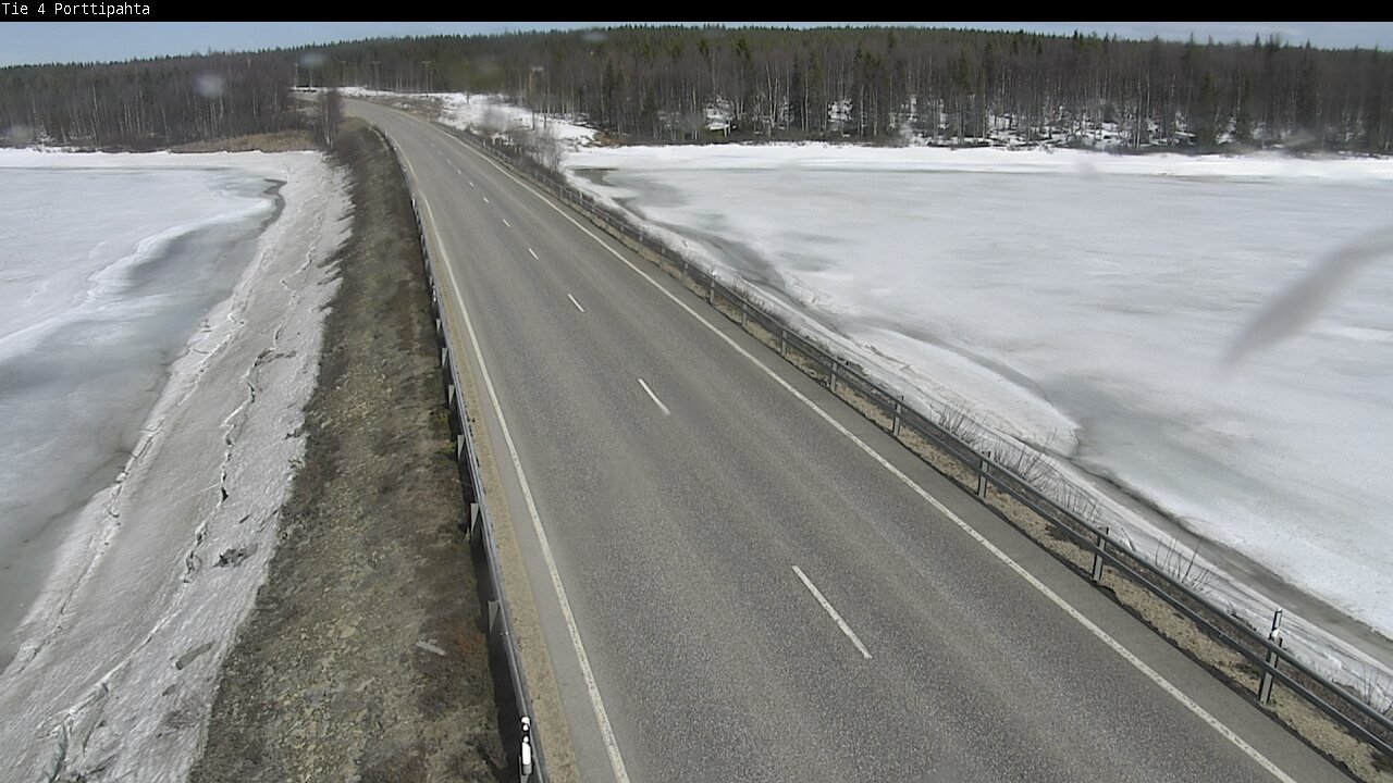 Weather Camera Image Väg 4 Sodankylä, Porttipahta, Sodankylä, Lappi