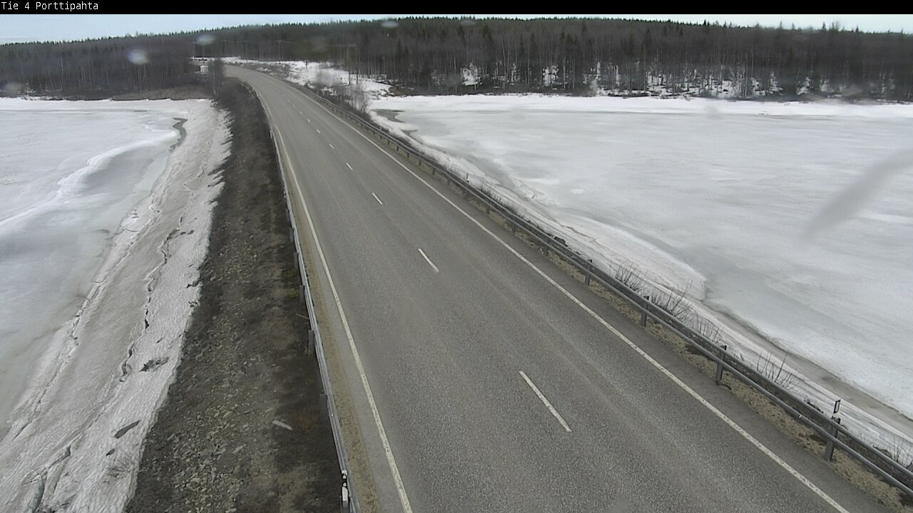 Weather Camera Image Väg 4 Sodankylä, Porttipahta, Sodankylä, Lappi