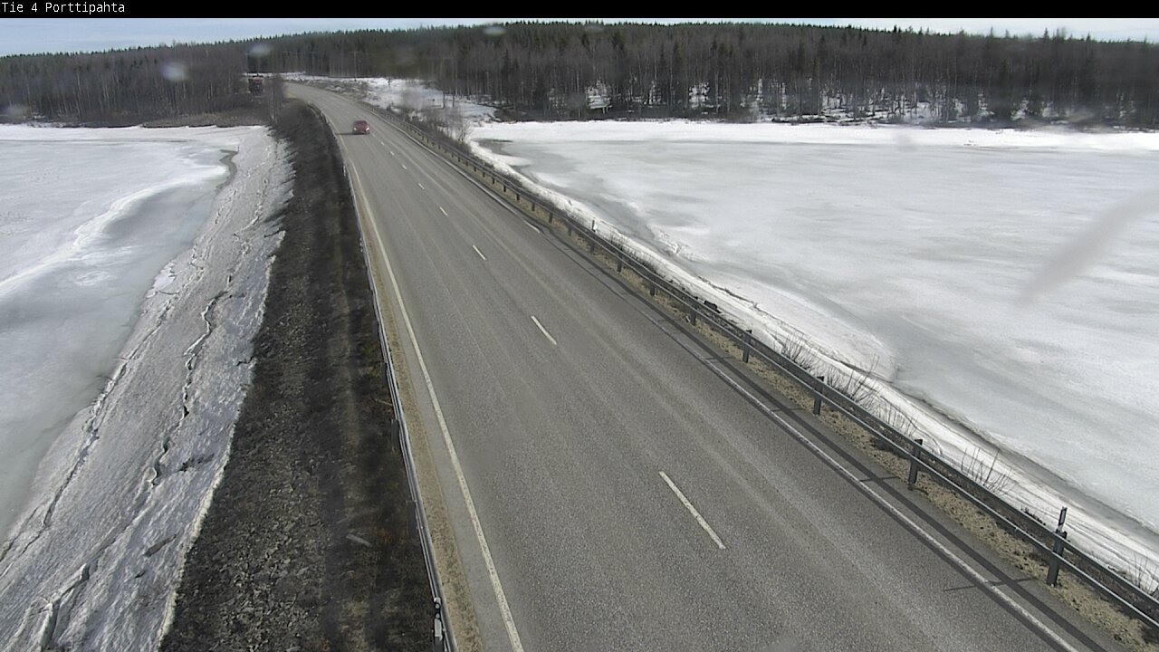 Weather Camera Image Väg 4 Sodankylä, Porttipahta, Sodankylä, Lappi